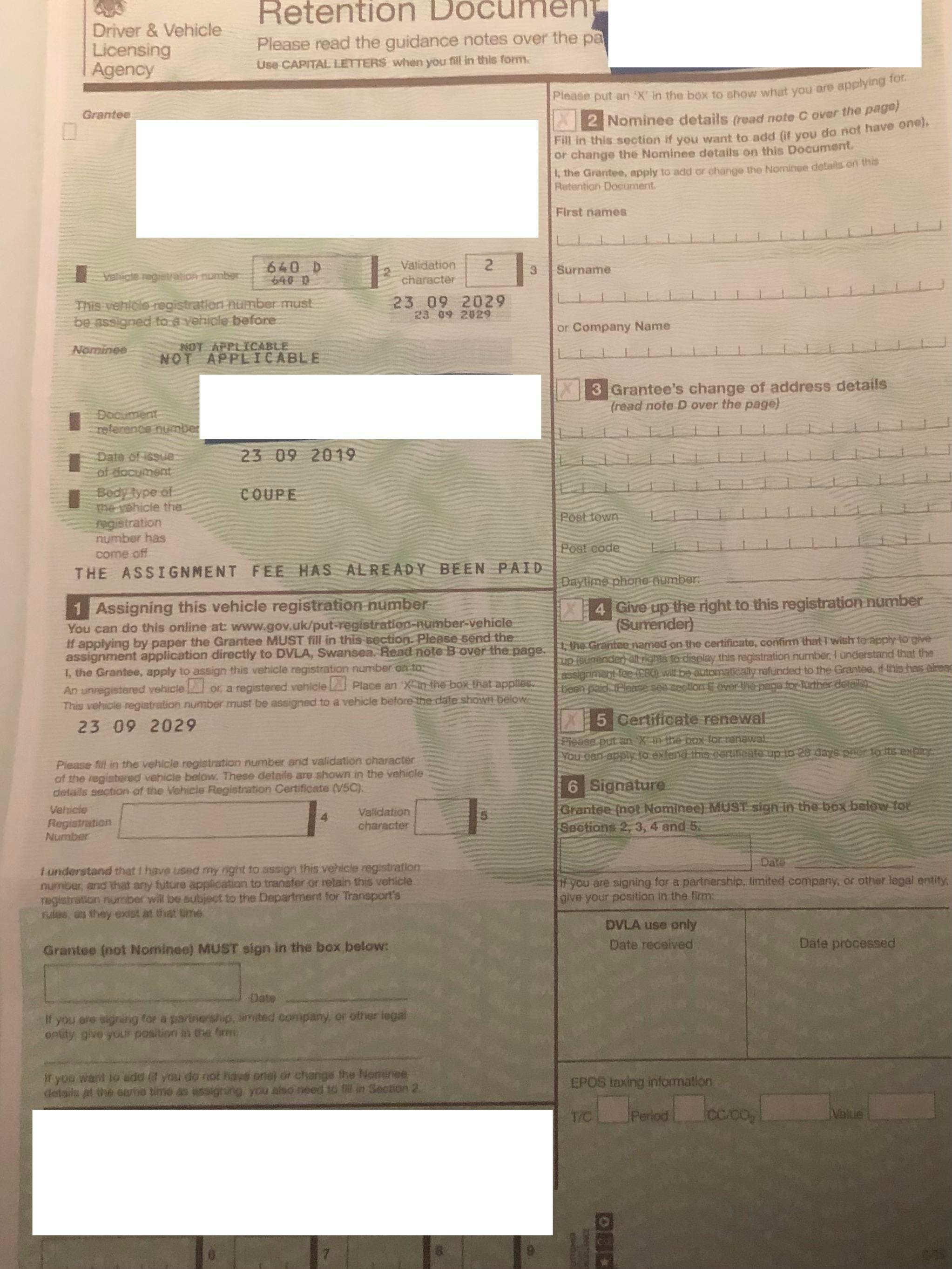 640 D NUMBER PLATE For Sale By Auction In United Kingdom 640-d-number-plate-for-sale-by-auction-in-united-kingdom